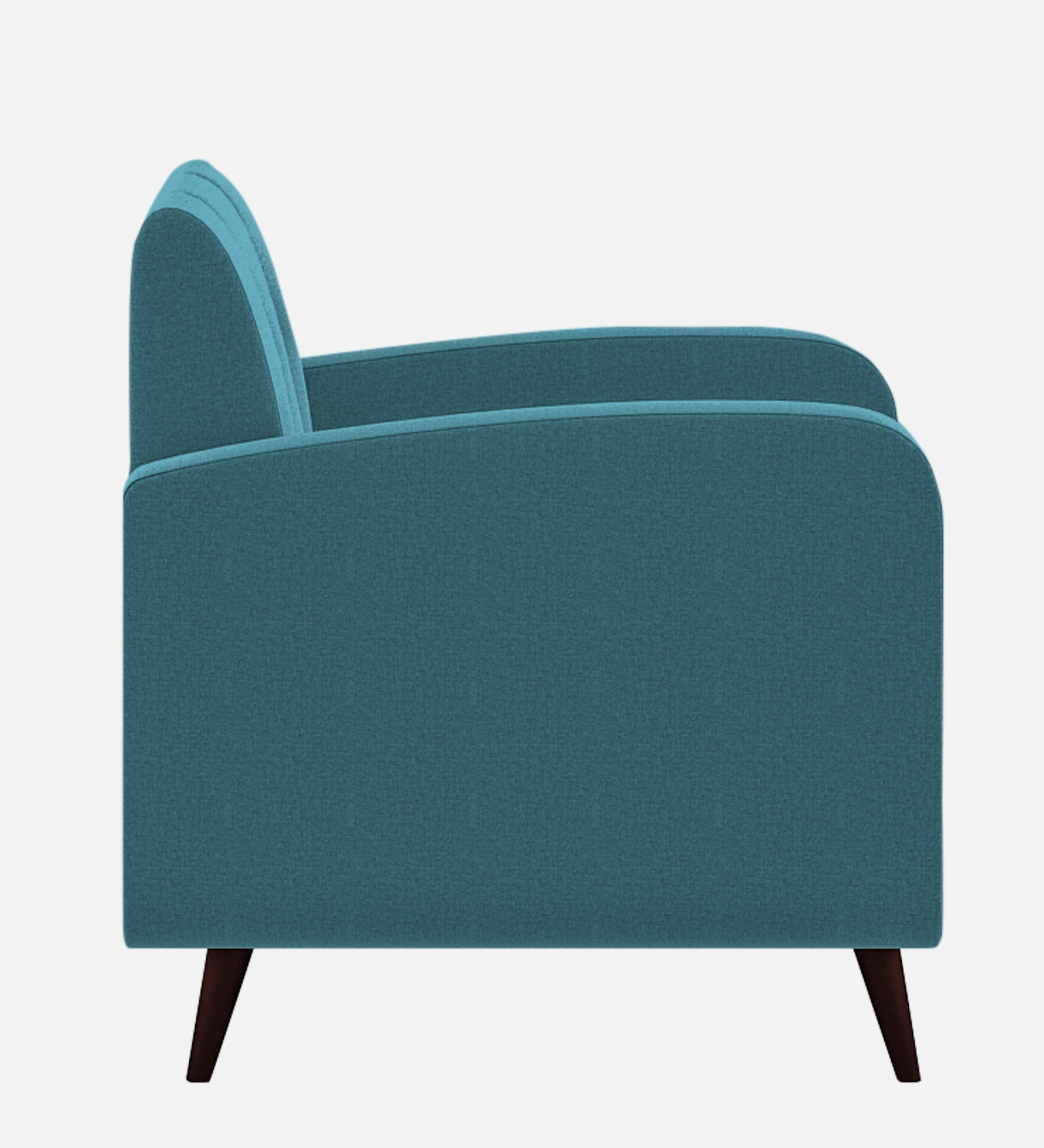 Wiki Velvet 1 Seater Sofa In Aqua Blue Colour - Febonic Living