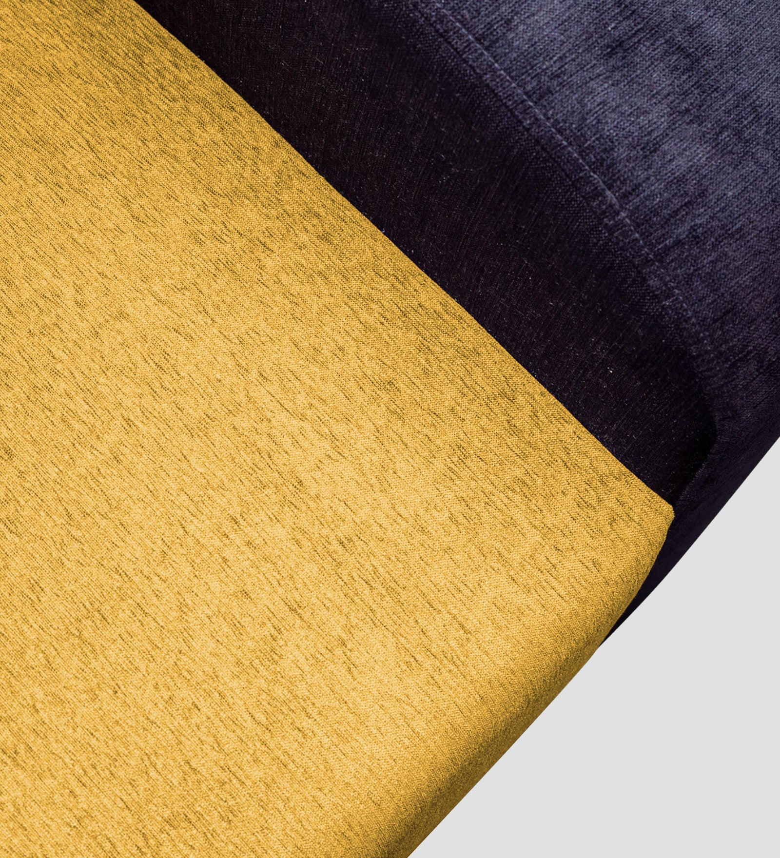 Alex Fabric 1 Seater Sofa In Bold Yellow Colour - Febonic Living