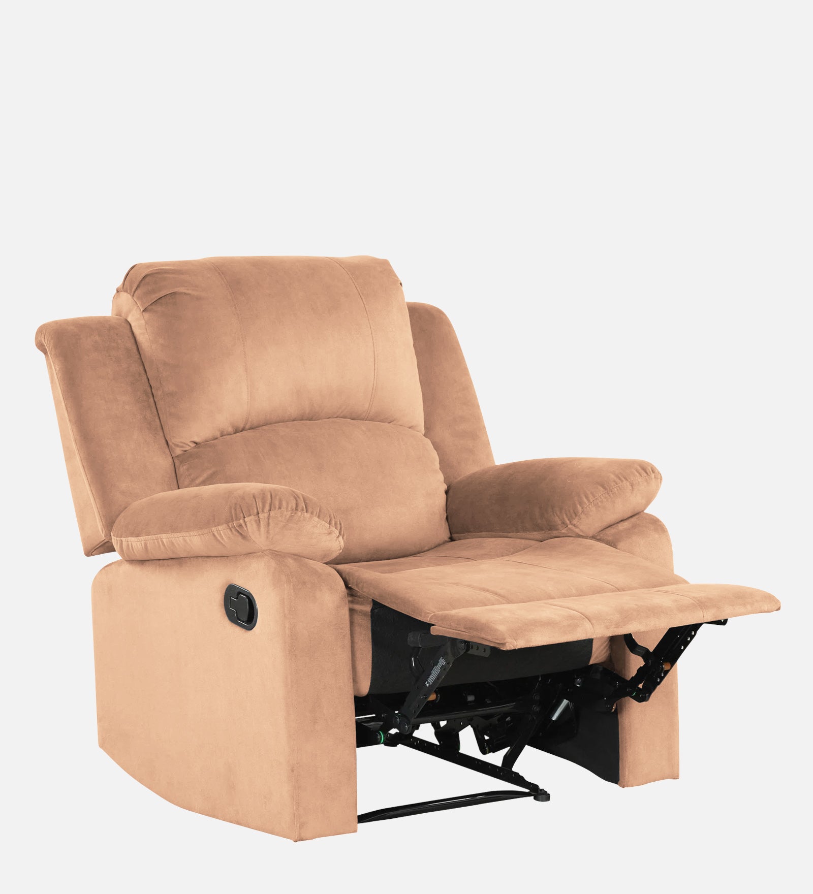 Henry Fabric 1 Seater Manual Recliner In Cosmic Beige Colour - Febonic Living