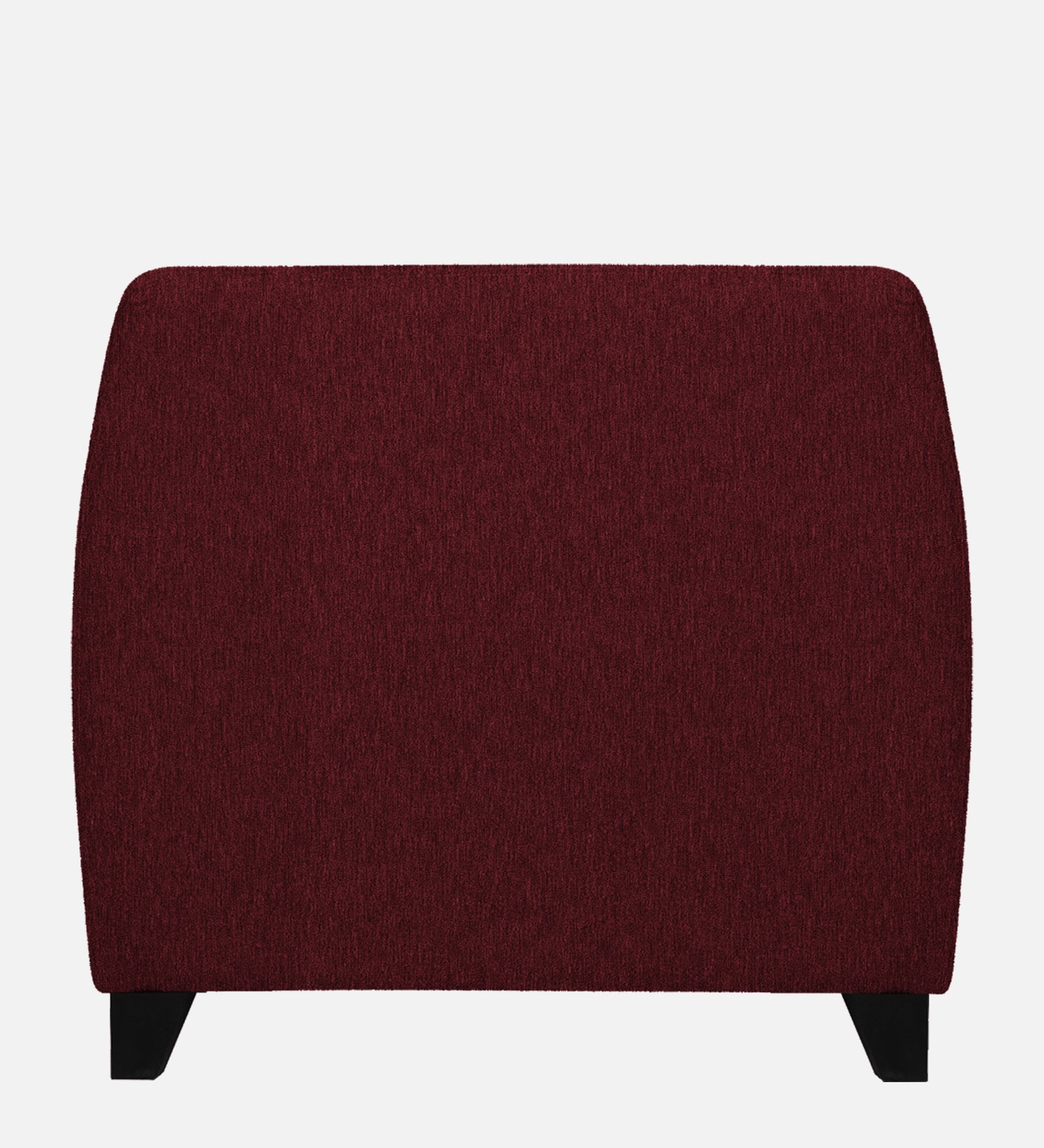 Melaan Fabric 1 Seater Sofa In Blood Maroon Colour - Febonic Living