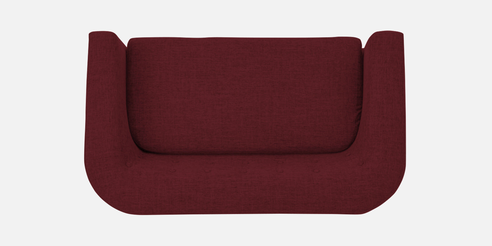 Casper Fabric 2 Seater Sofa In Blood Maroon Colour - Febonic Living