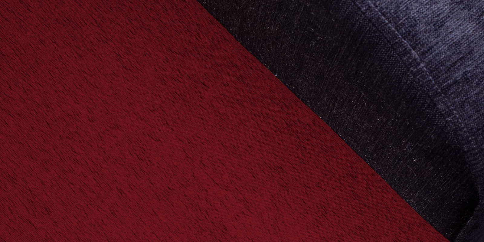 Alex Fabric 3 Seater Sofa In Ruby Red Colour