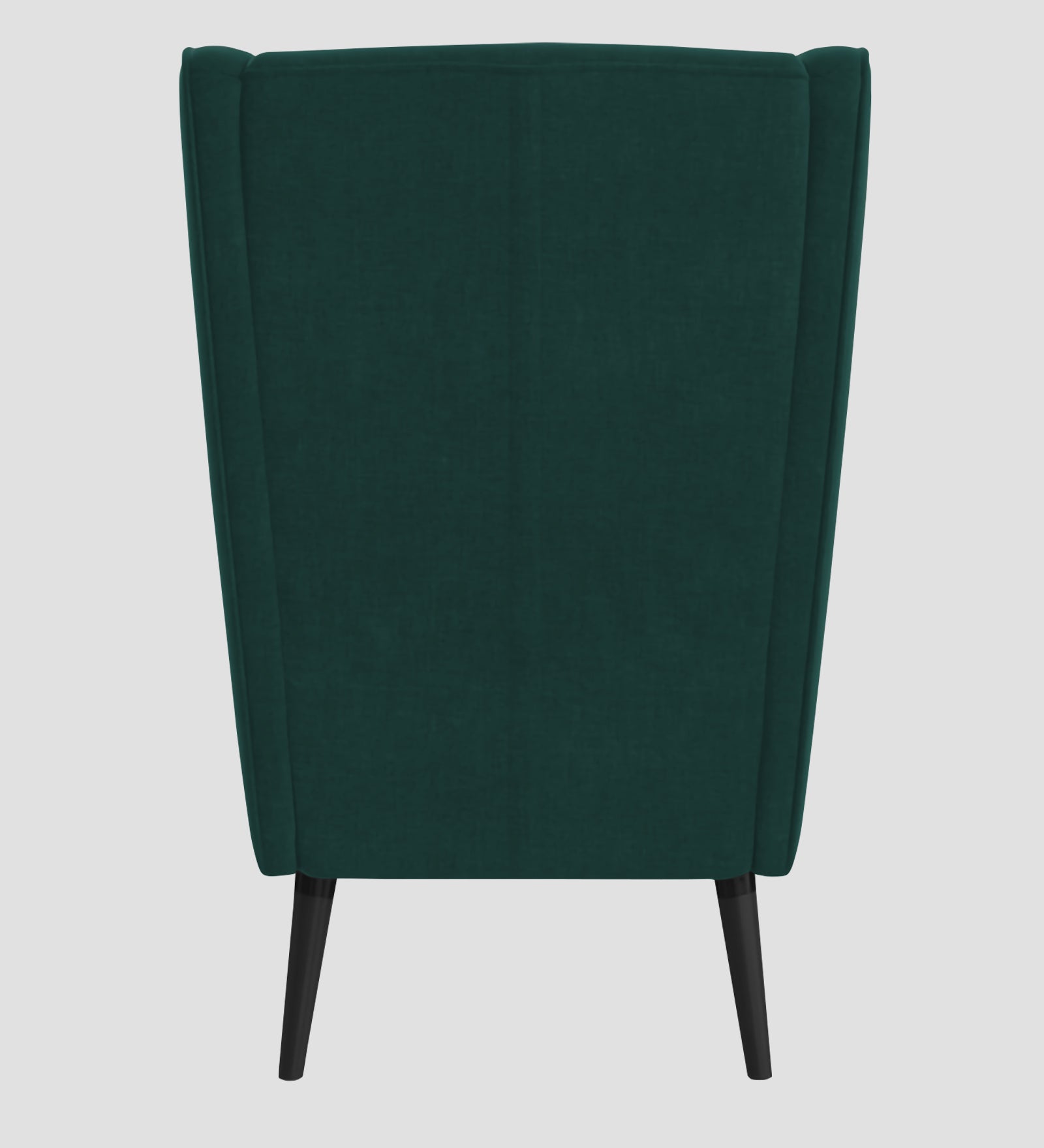 Niya Velvet Wing Chair In Pine Green Colour - Febonic Living