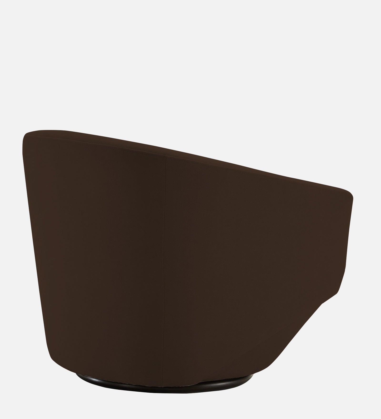 Haddie Velvet Swivel Chair In Cholocate Brown Colour - Febonic Living