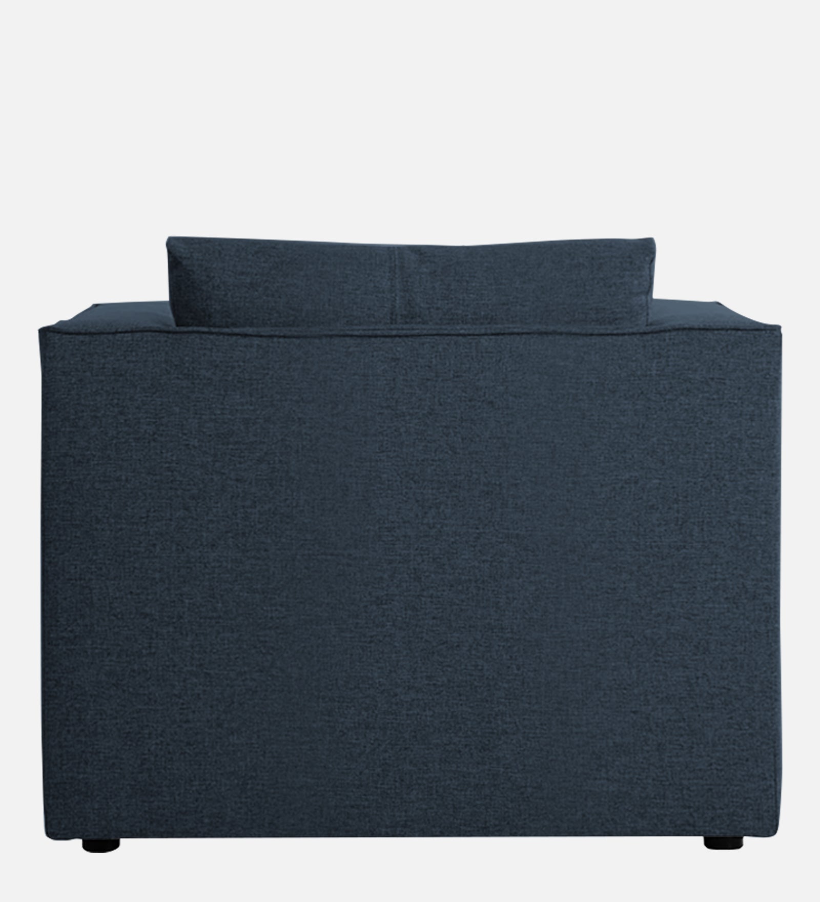 Kenia Fabric 1 Seater Foldable Sofa Cum Bed In Denim Blue Colour - Febonic Living
