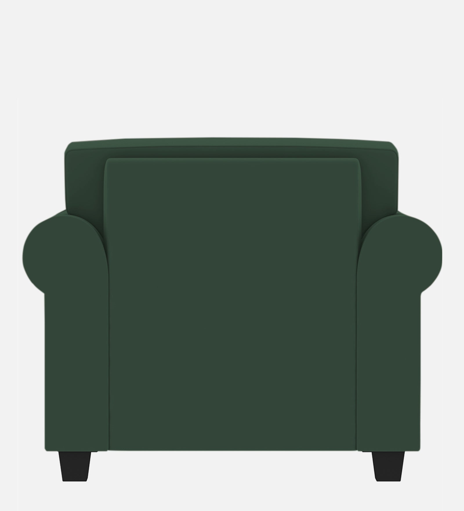 Numonk Velvet 1 Seater Sofa In Amazon Green Colour - Febonic Living