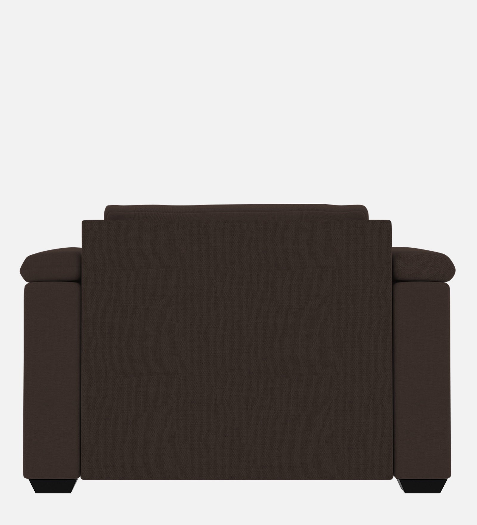 Andres Fabric 1 Seater Sofa In Coco Brown Colour - Febonic Living