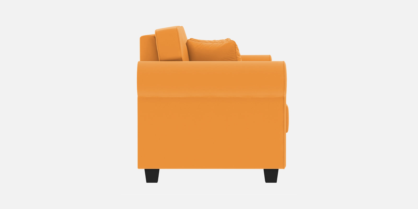 Numonk Velvet 2 Seater Sofa In Tangerine orange Colour - Febonic Living