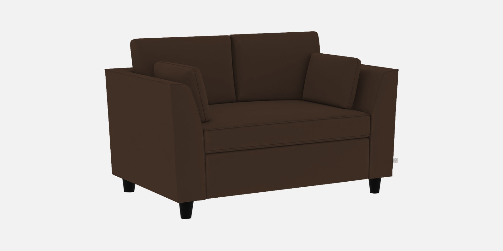 Bristo Velvet 2 Seater Sofa In Cholocate Brown Colour - Febonic Living