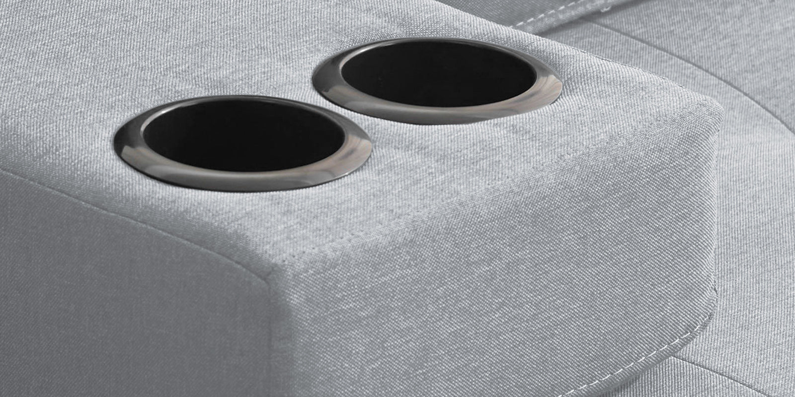 Jerry Fabric 3 Seater Convertible Sofa Cum Bed In Lit Gray Colour - Febonic Living