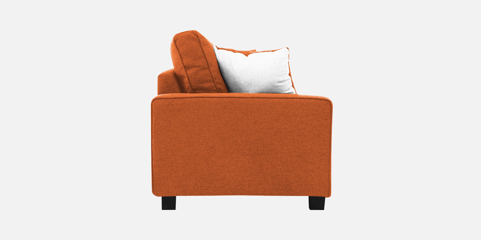 Ladybug Fabric 3 Seater Sofa In Vivid Orange Colour