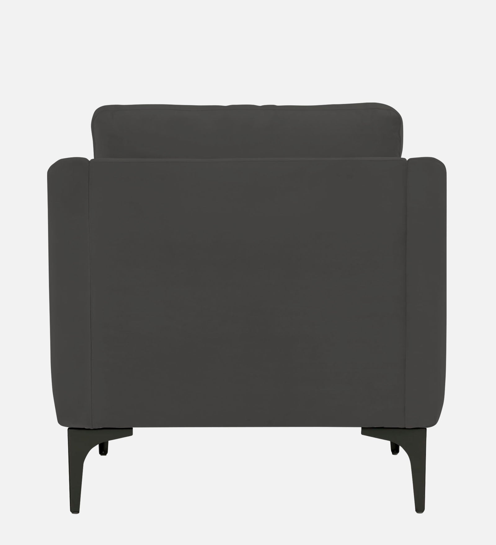 Haru Velvet 1 Seater Sofa In Hory Grey Colour - Febonic Living