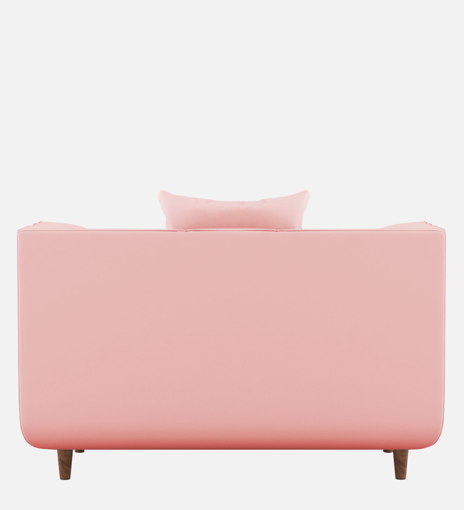 Sumo Velvet 1 Seater Sofa In Millennial Pink Colour - Febonic Living