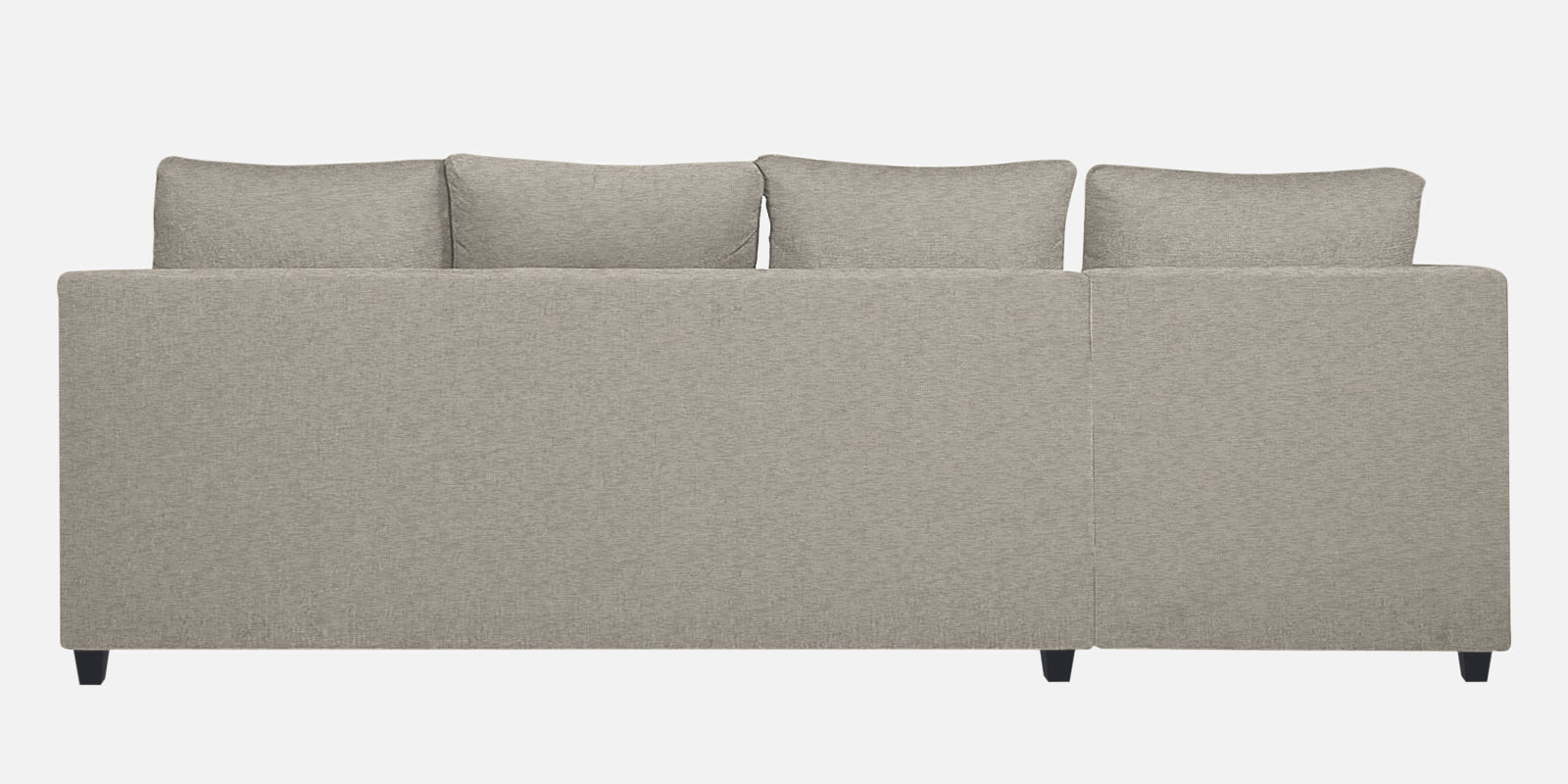 Nebula Fabric RHS Sectional Sofa (3+Lounger) In Ash Grey Colour - Febonic Living