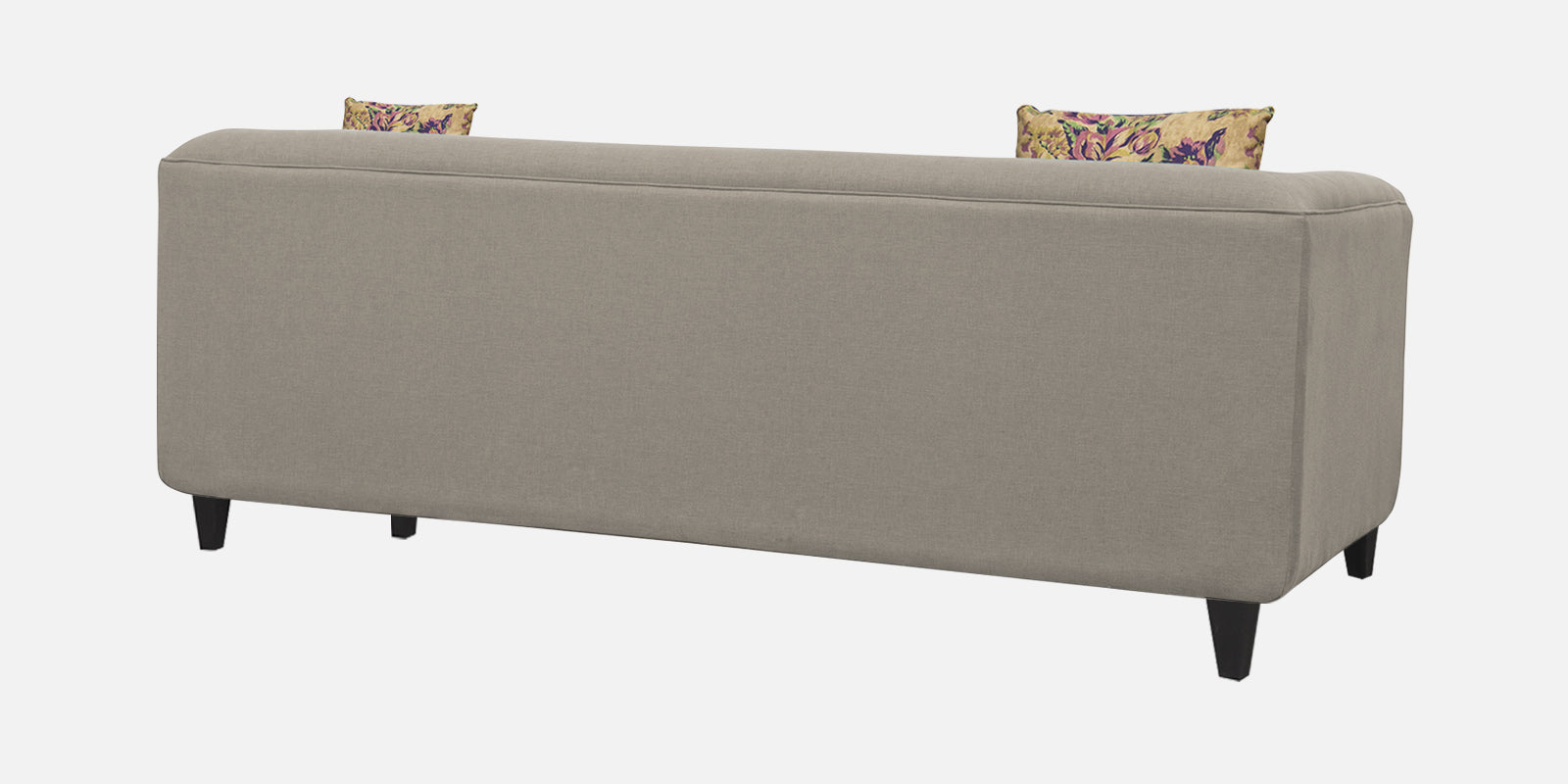 Niki Fabric 3 Seater Sofa In Ash Grey Colour - Febonic Living
