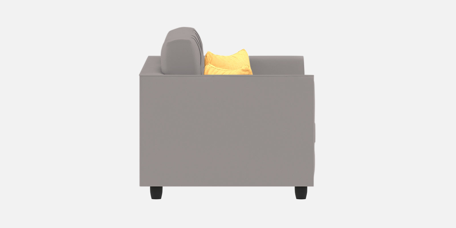 Nestin Velvet 2 Seater Sofa In Pearl Grey Colour - Febonic Living
