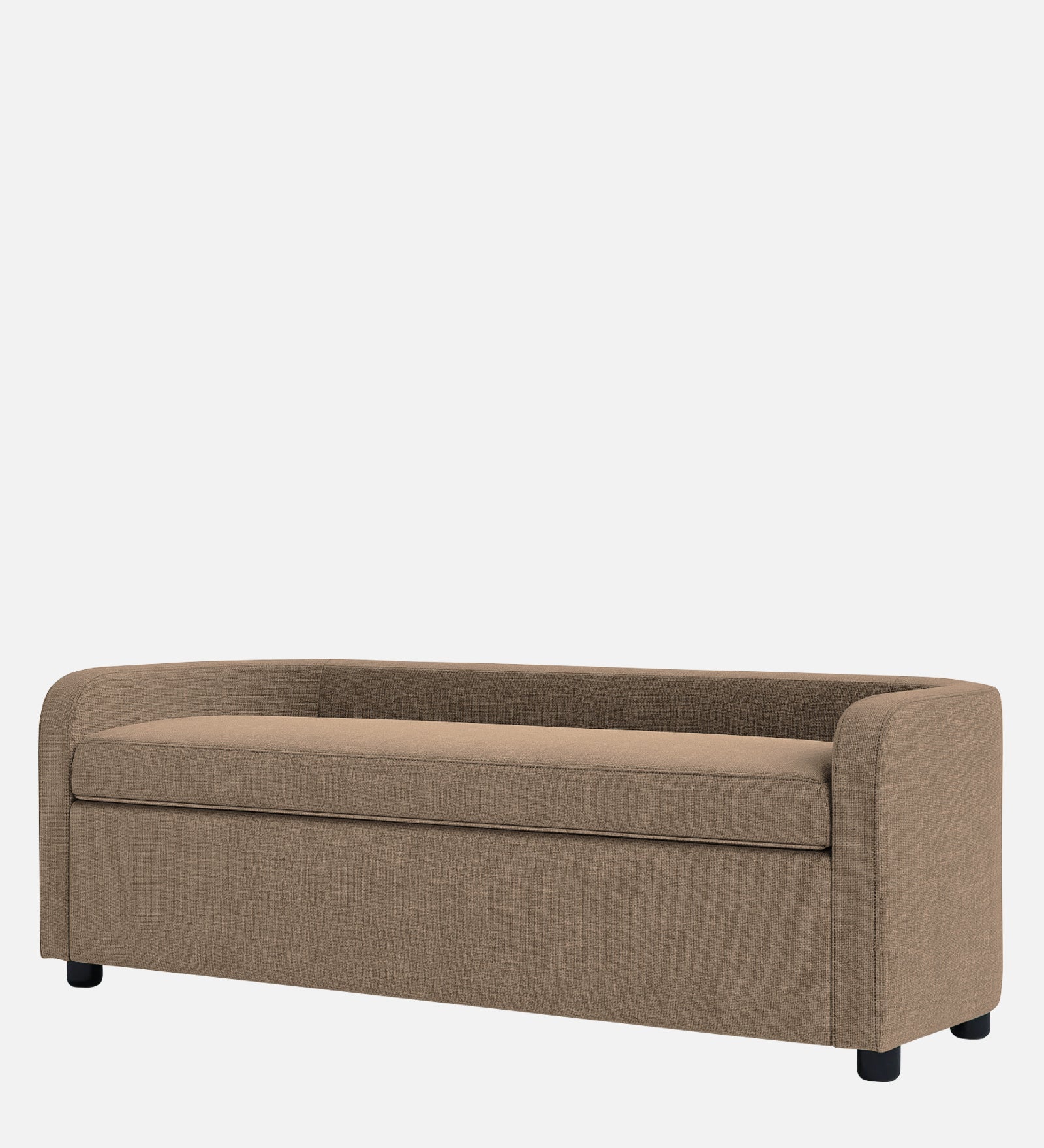 Cooper Fabric Storage Bench In Cookie Beige Colour - Febonic Living