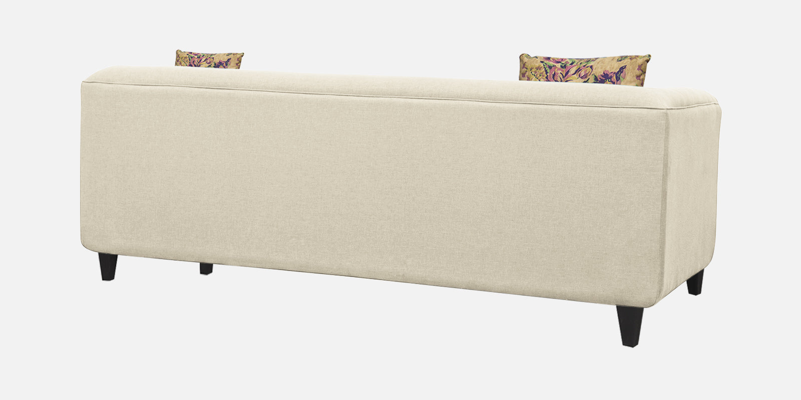 Niki Fabric 3 Seater Sofa In Ivory Cream Colour - Febonic Living