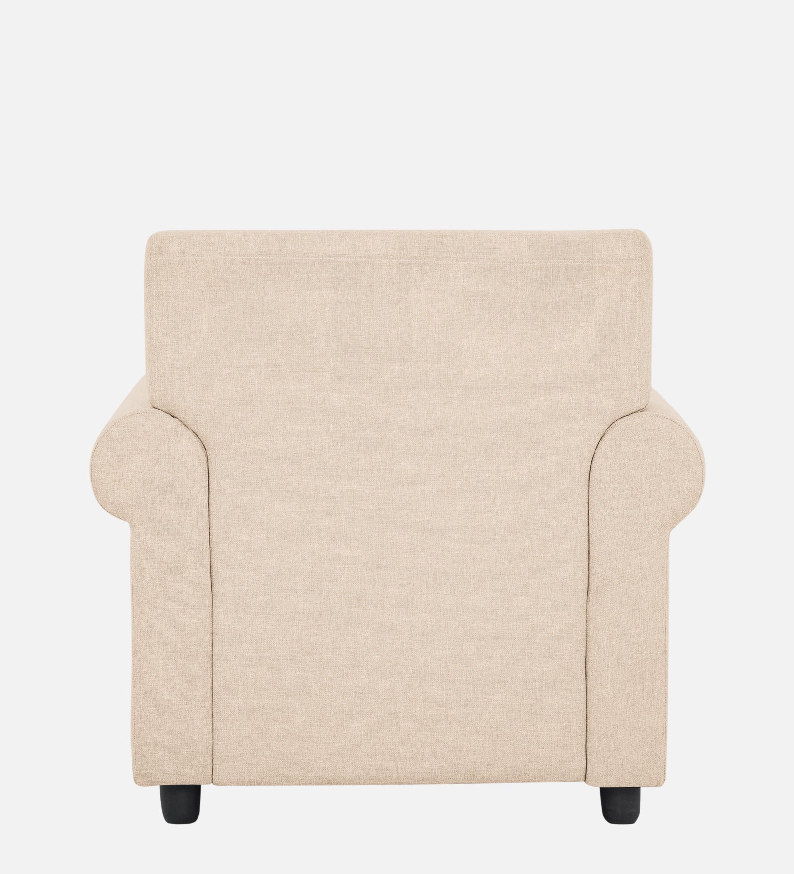 Ribby Fabric 1 Seater Sofa In Woom Beige Colour - Febonic Living
