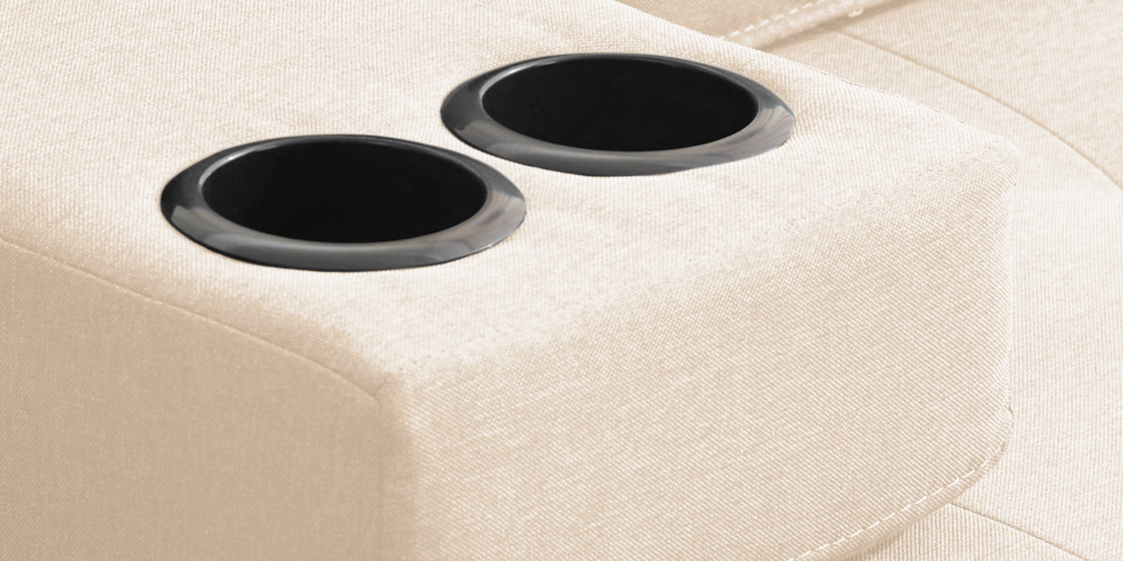 Jerry Fabric 3 Seater Convertible Sofa Cum Bed In Woom Beige Colour - Febonic Living