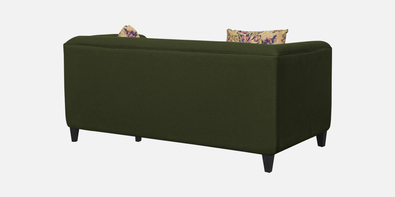 Niki Fabric 2 Seater Sofa In Olive Green Colour - Febonic Living
