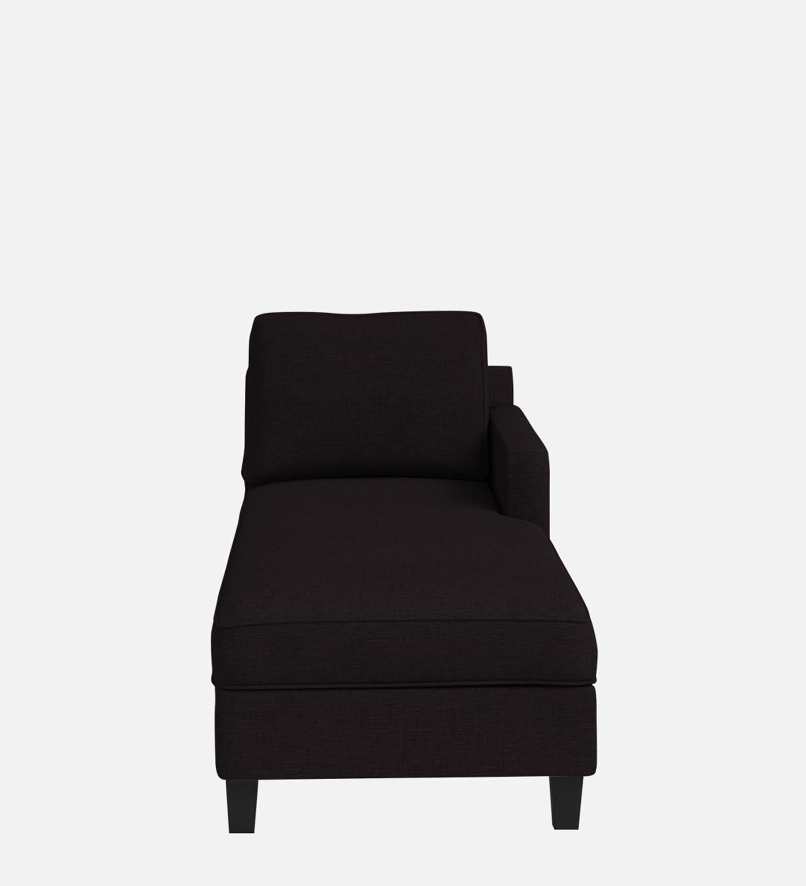 Royee Fabric RHS Chaise Lounger In Cara Brown Colour With Storage - Febonic Living