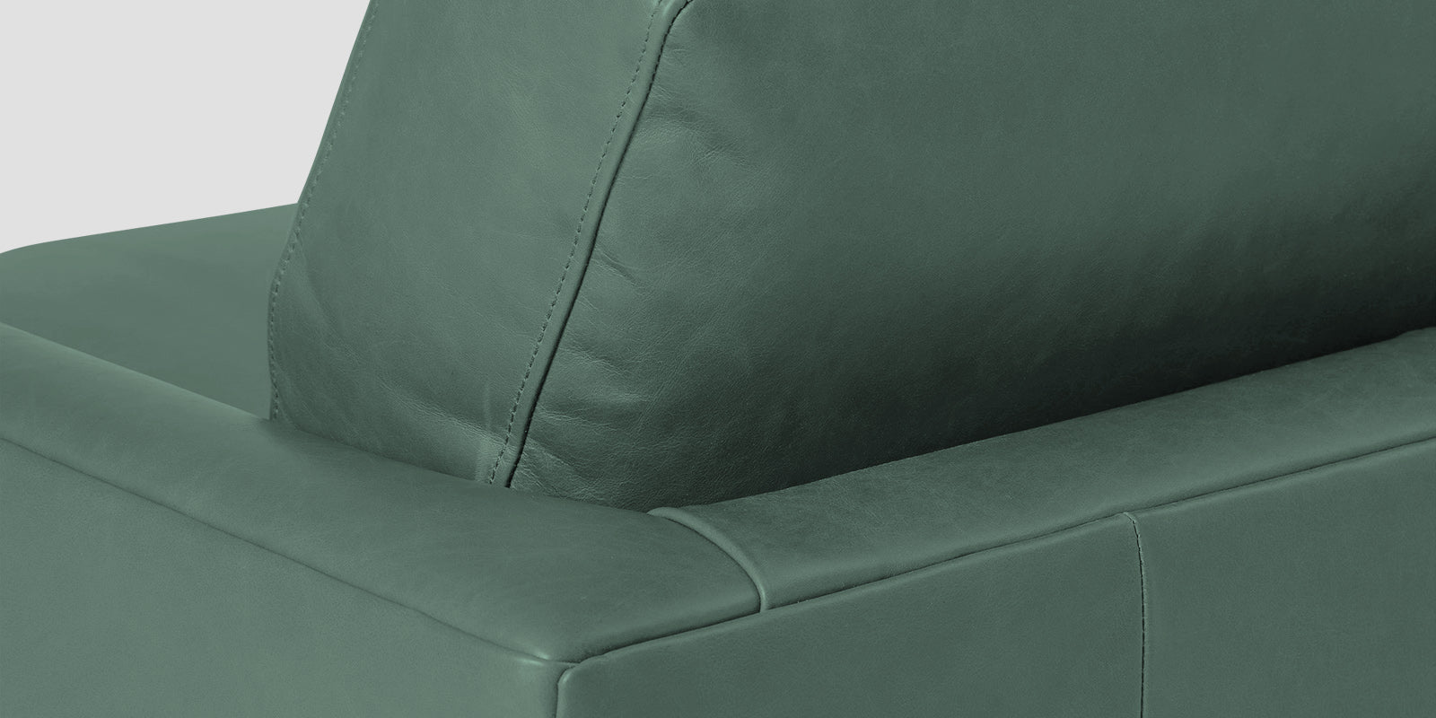 Sterio Leatherette 2 Seater Sofa In Mint Green Colour - Febonic Living