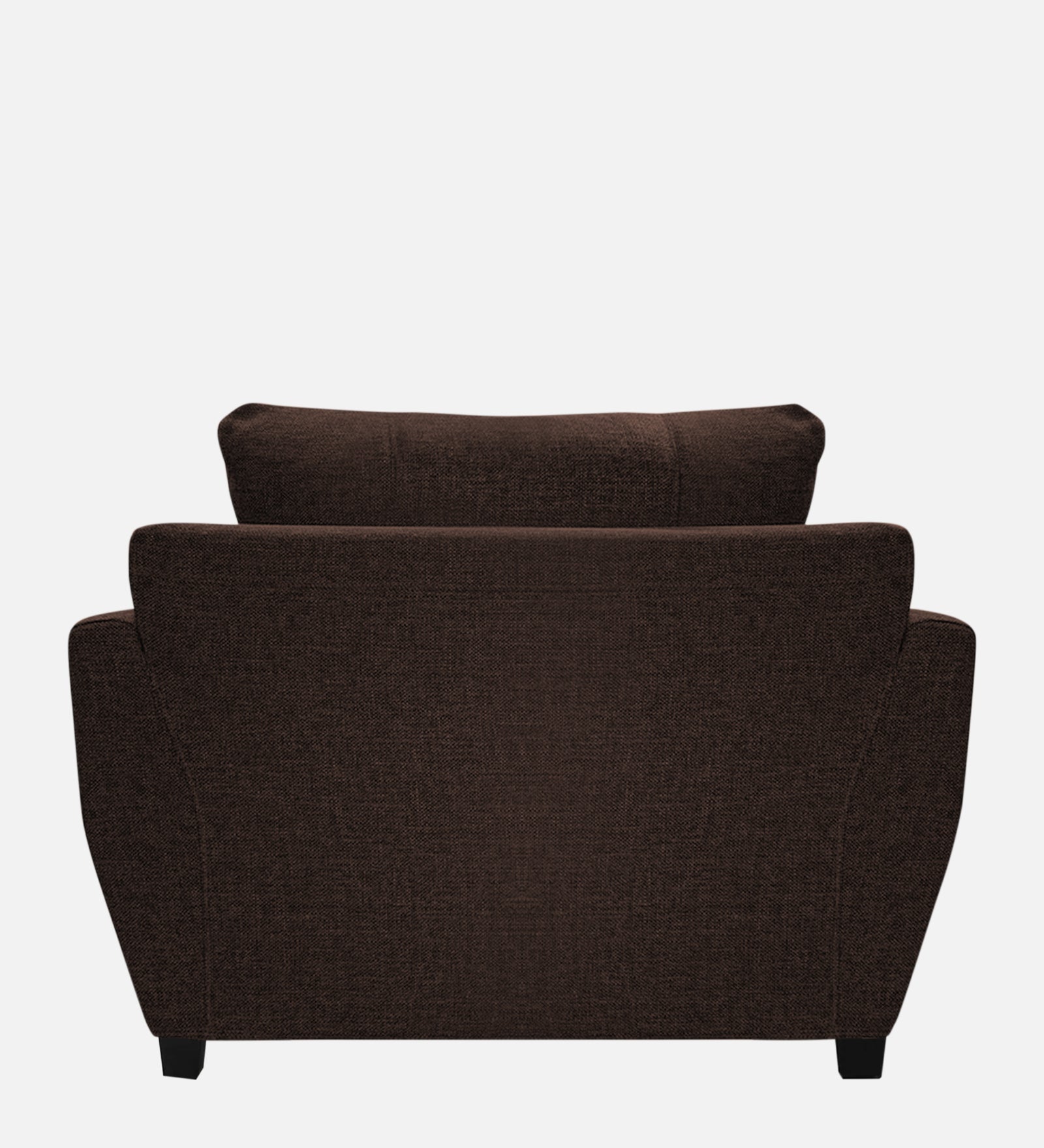 Mario Fabric 1 Seater Sofa In Coffee Brown Colour - Febonic Living