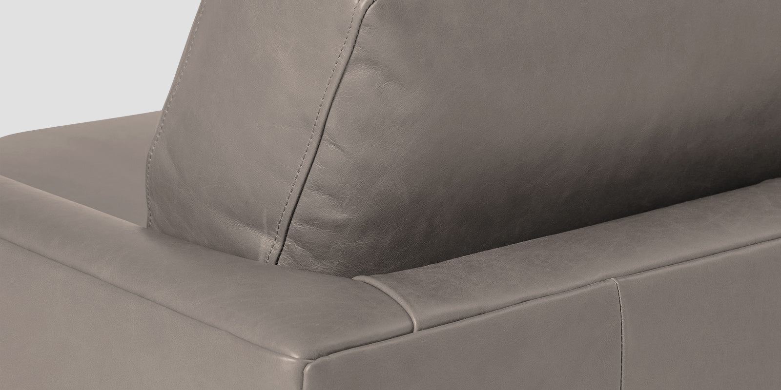 Sterio Leatherette 2 Seater Sofa In Steel Grey Colour - Febonic Living