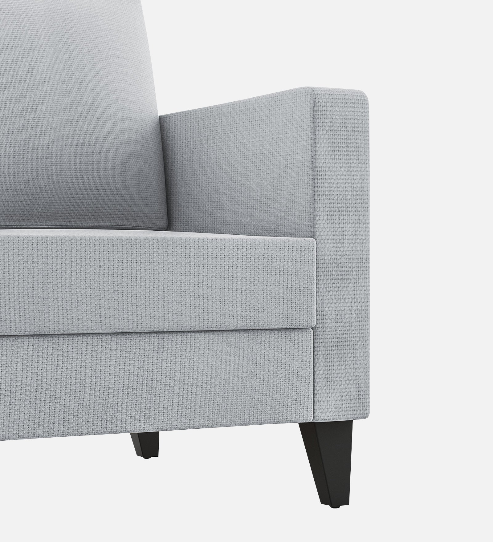 Nori Fabric 1 Seater Sofa In Coin Grey Colour - Febonic Living