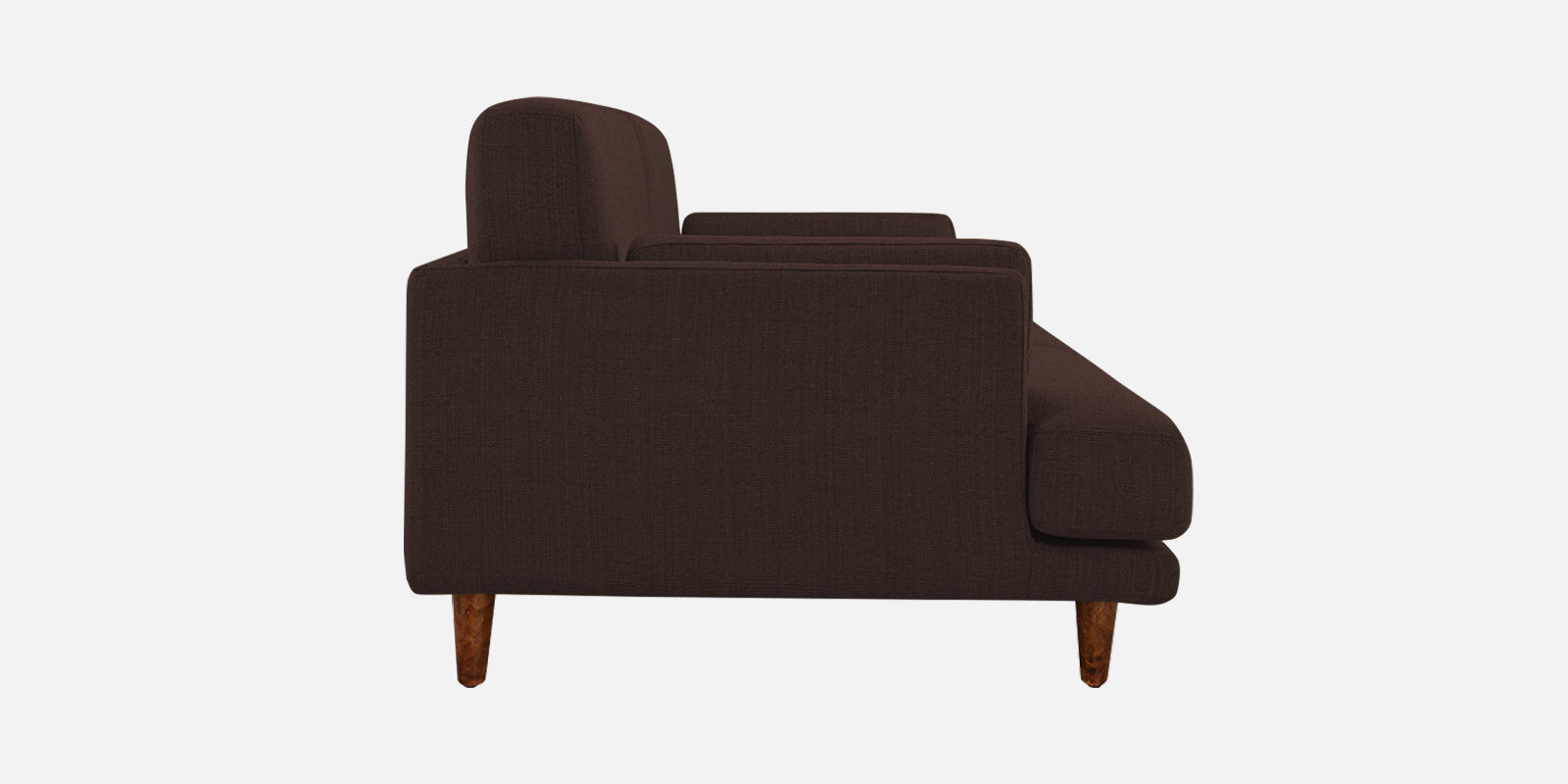 Ricky Fabric 3 Seater Sofa In Coffee Brown Colour - Febonic Living
