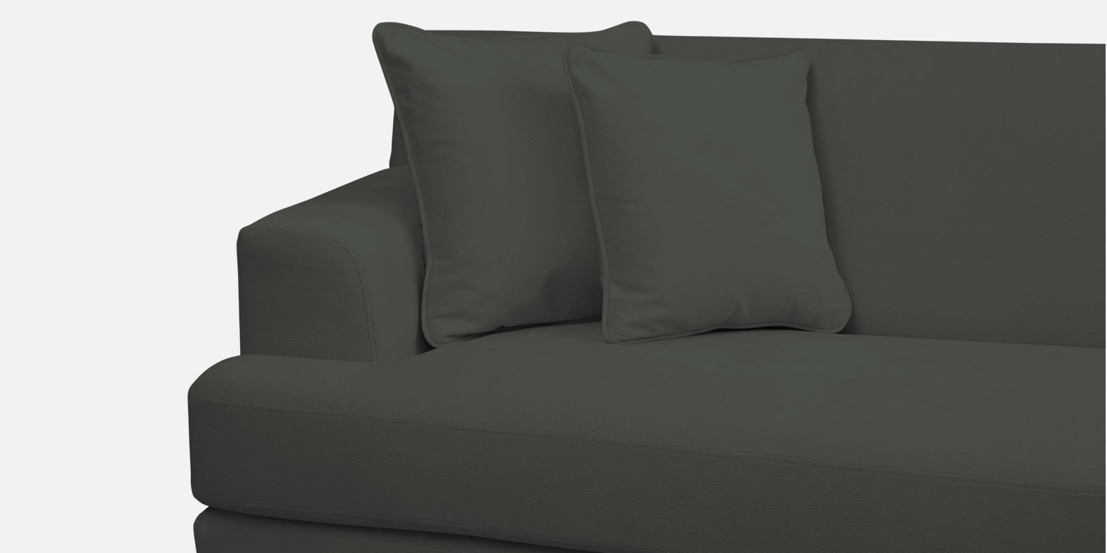Woody Fabric 2 Seater Sofa In I-Land Green Colour - Febonic Living