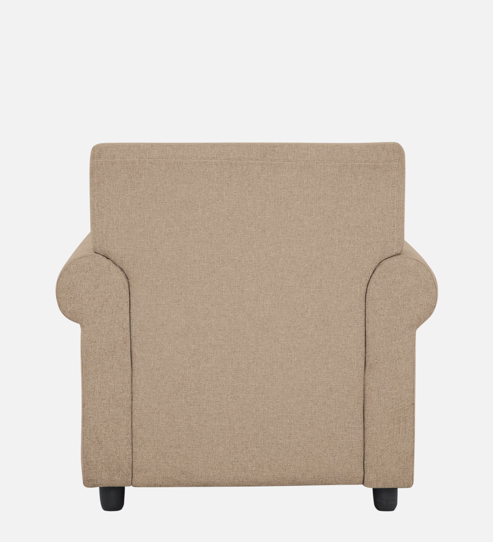 Ribby Fabric 1 Seater Sofa In Olive Beige Colour - Febonic Living