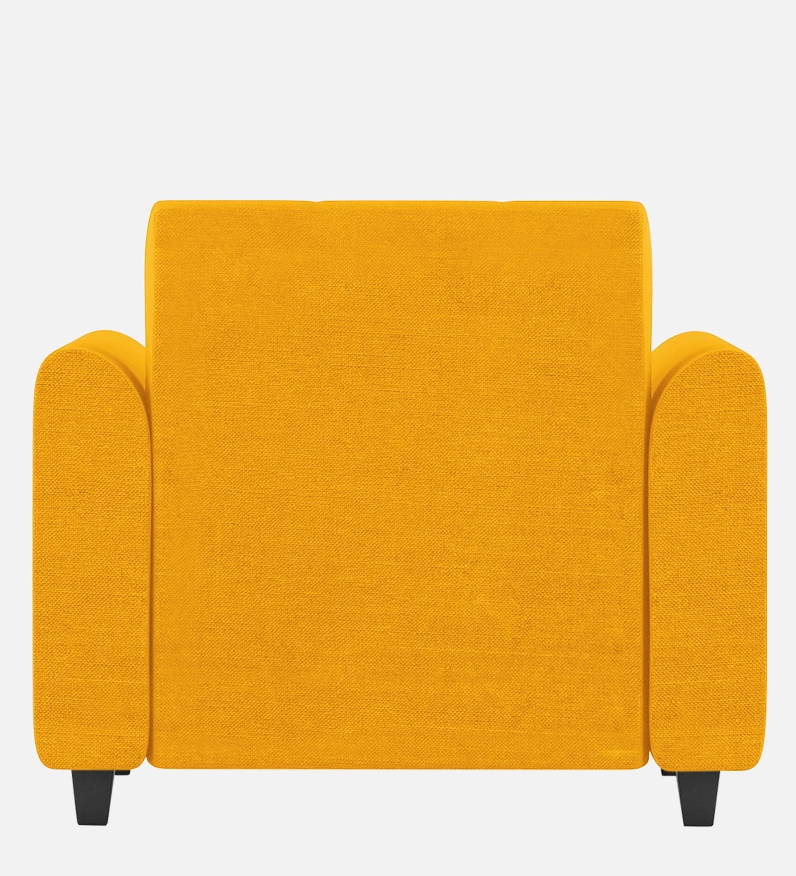 Denmark Fabric 1 Seater Sofa In Bold Yellow Colour - Febonic Living