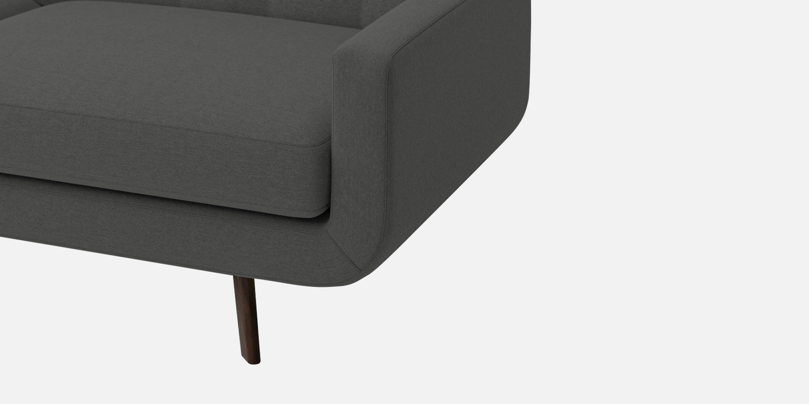 Marsela Fabric 2 Seater Sofa In Stone Grey Colour - Febonic Living