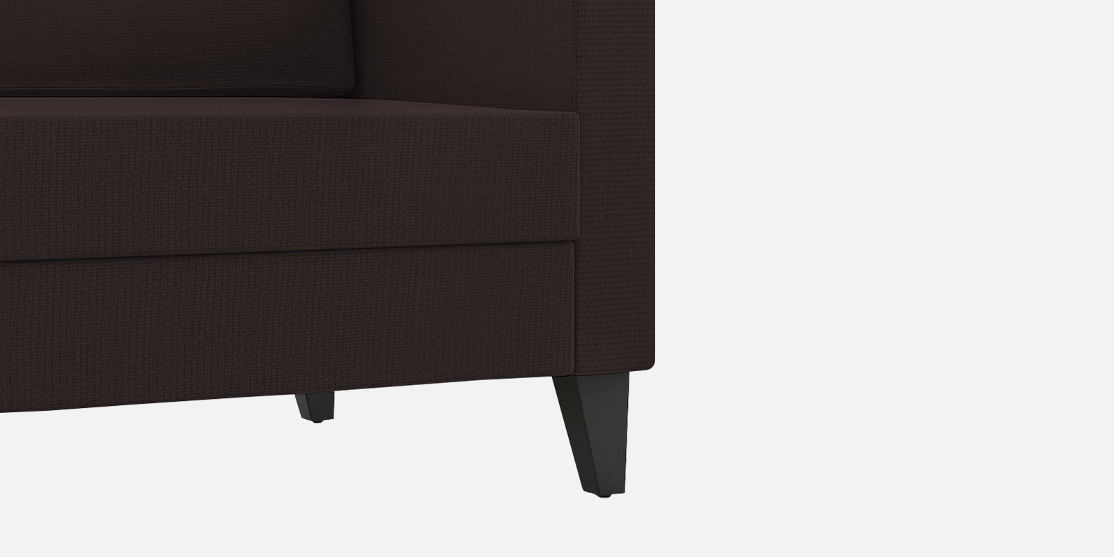 Nori Fabric 3 Seater Sofa In Dark Brown Colour - Febonic Living