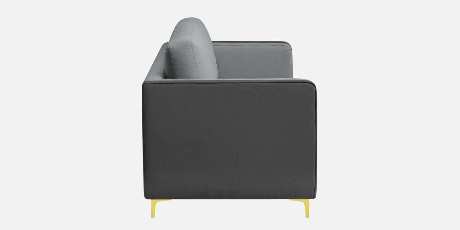 Visky Velvet 2 Seater Sofa In Pearl Grey And Hory Grey Colour - Febonic Living