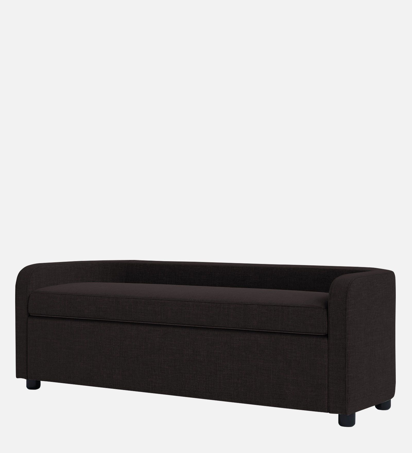 Cooper Fabric Storage Bench In Cara Brown Colour - Febonic Living