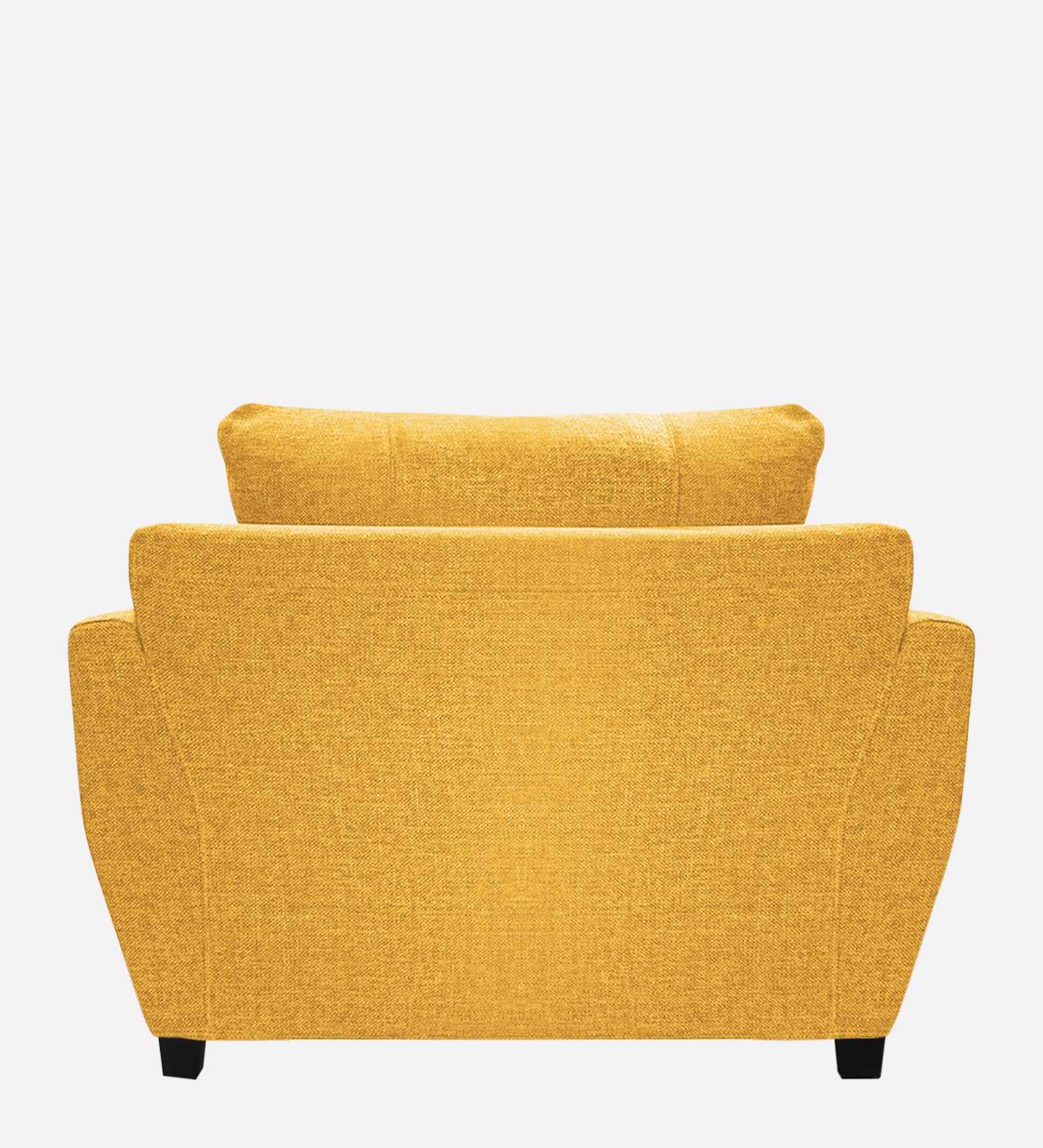 Mario Fabric 1 Seater Sofa In Bold Yellow Colour - Febonic Living