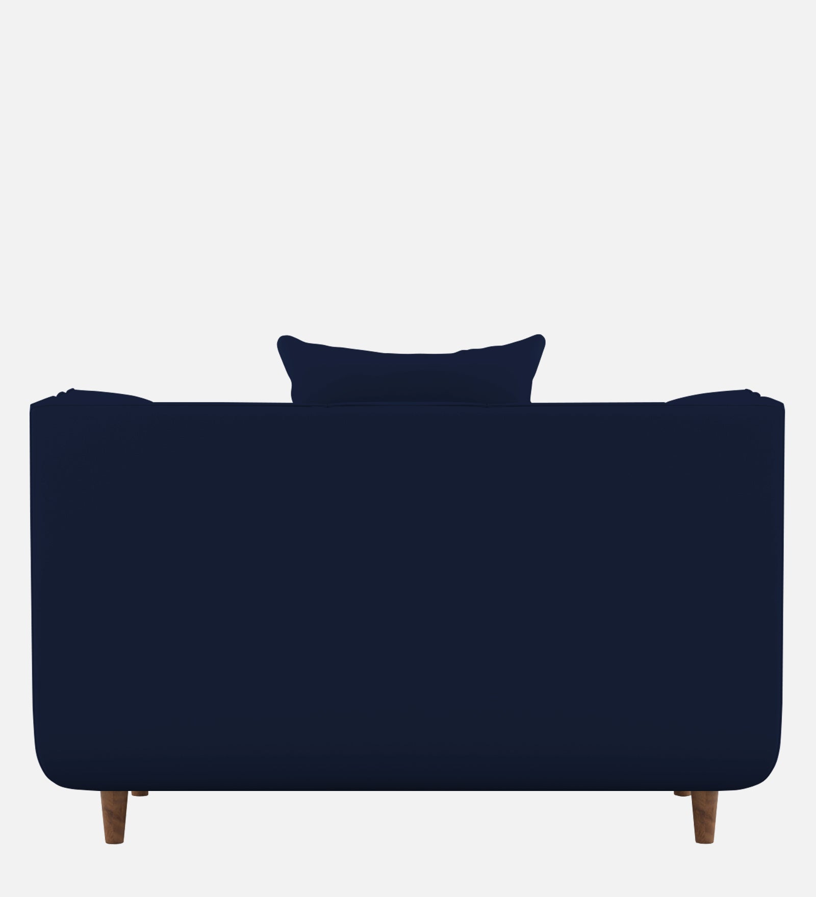 Sumo Velvet 1 Seater Sofa In Indigo Blue Colour - Febonic Living