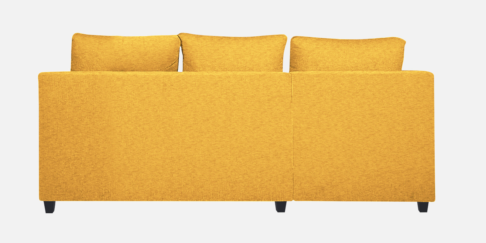 Nebula Fabric RHS Sectional Sofa (2+Lounger) In Bold Yellow Colour - Febonic Living
