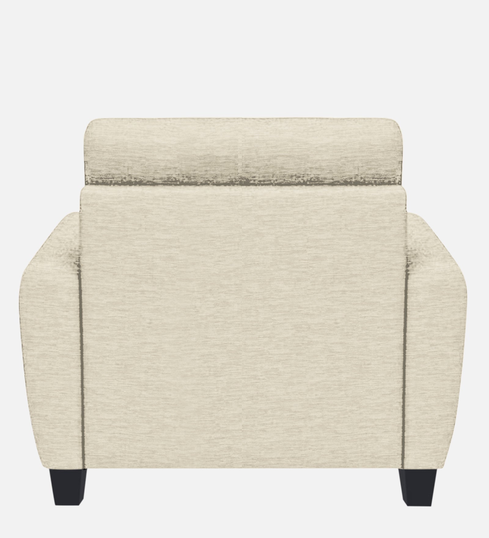 Bakadi Fabric 1 Seater Sofa In Ivory Cream Colour - Febonic Living