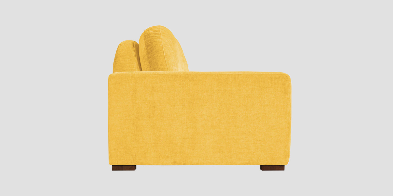Dara Fabric 2 Seater Sofa In Bold Yellow Colour - Febonic Living