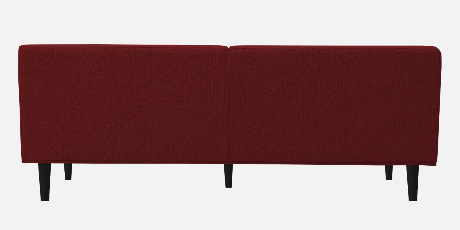 Cobby Fabric 3 Seater Sofa In Corel Red Colour - Febonic Living