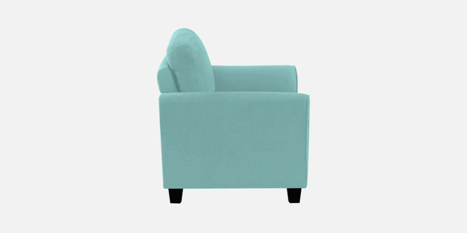 Daroo Velvet 3 Seater Sofa In Barmunda Aqua Colour - Febonic Living