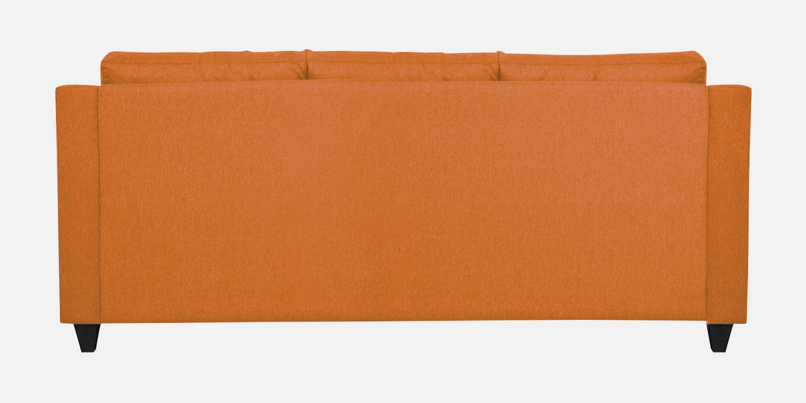 Welly Fabric 3 Seater Sofa In Dark Orange Colour - Febonic Living