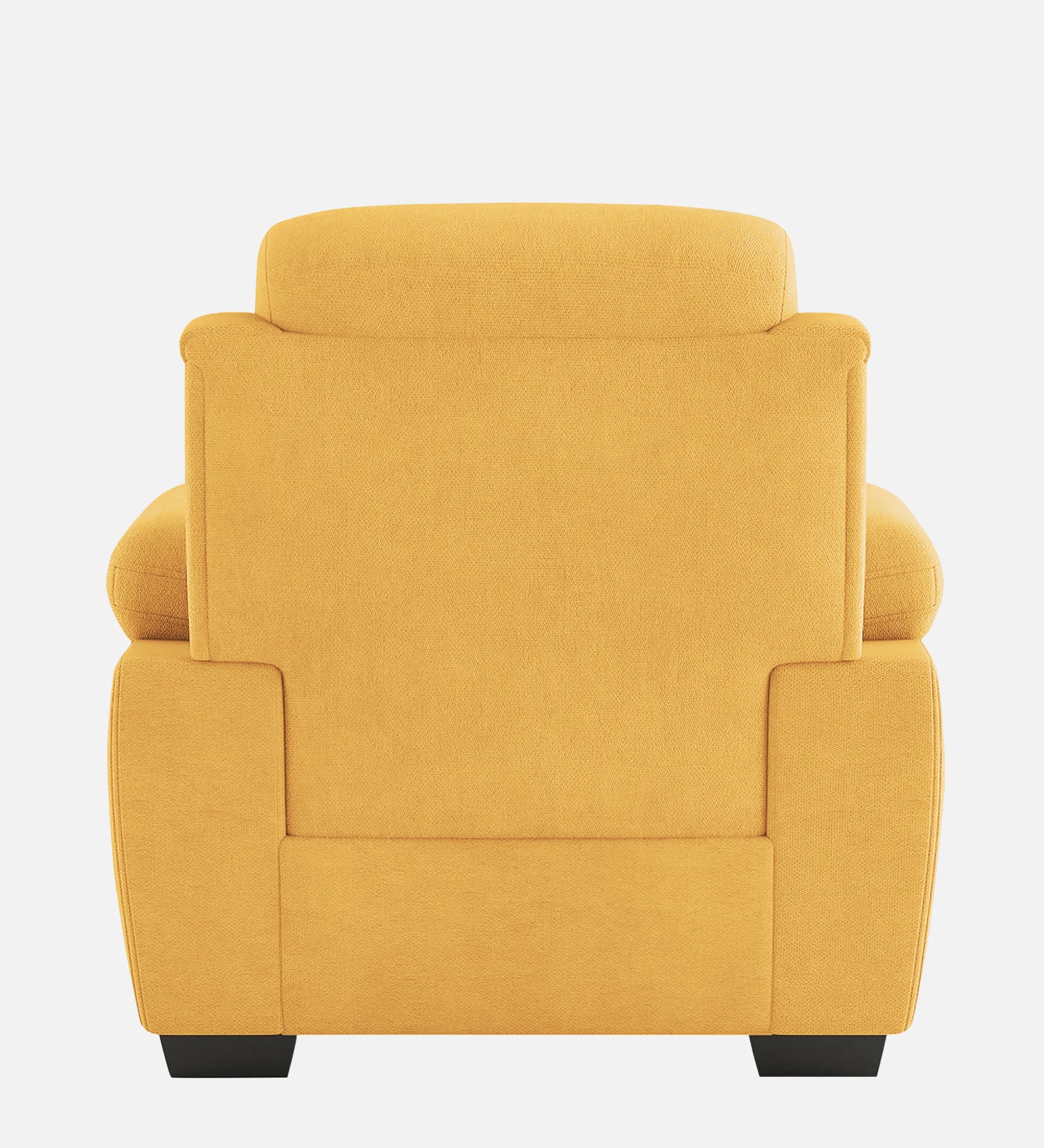 Cantaberry Velvet 1 Seater Sofa In Turmeric Yellow Colour - Febonic Living