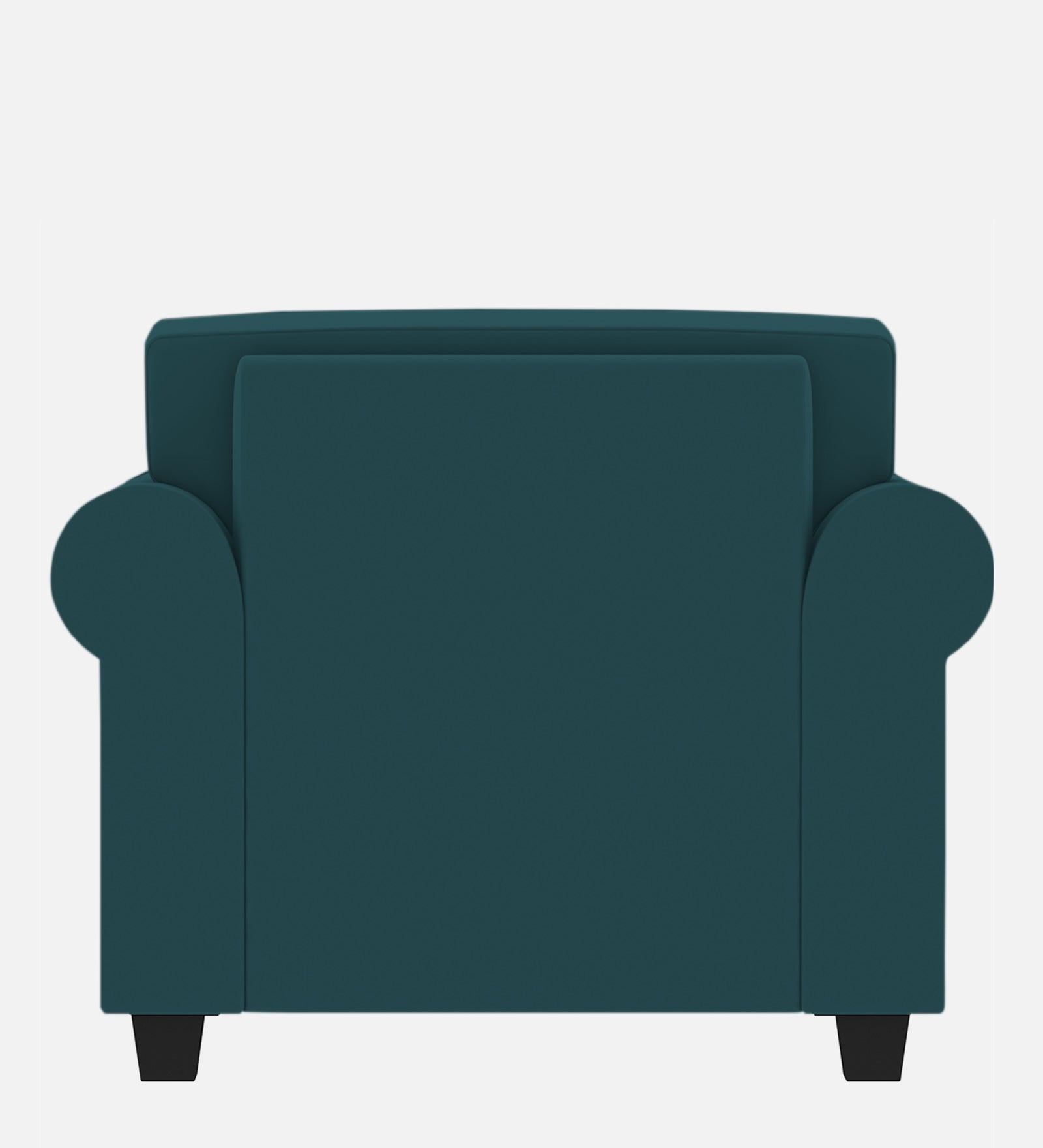 Numonk Velvet 1 Seater Sofa In Arabian Green Colour - Febonic Living