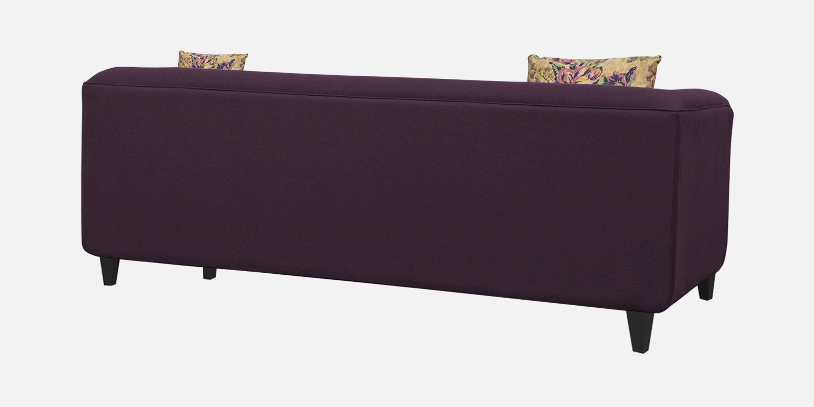 Niki Fabric 3 Seater Sofa In Greek Purple Colour - Febonic Living
