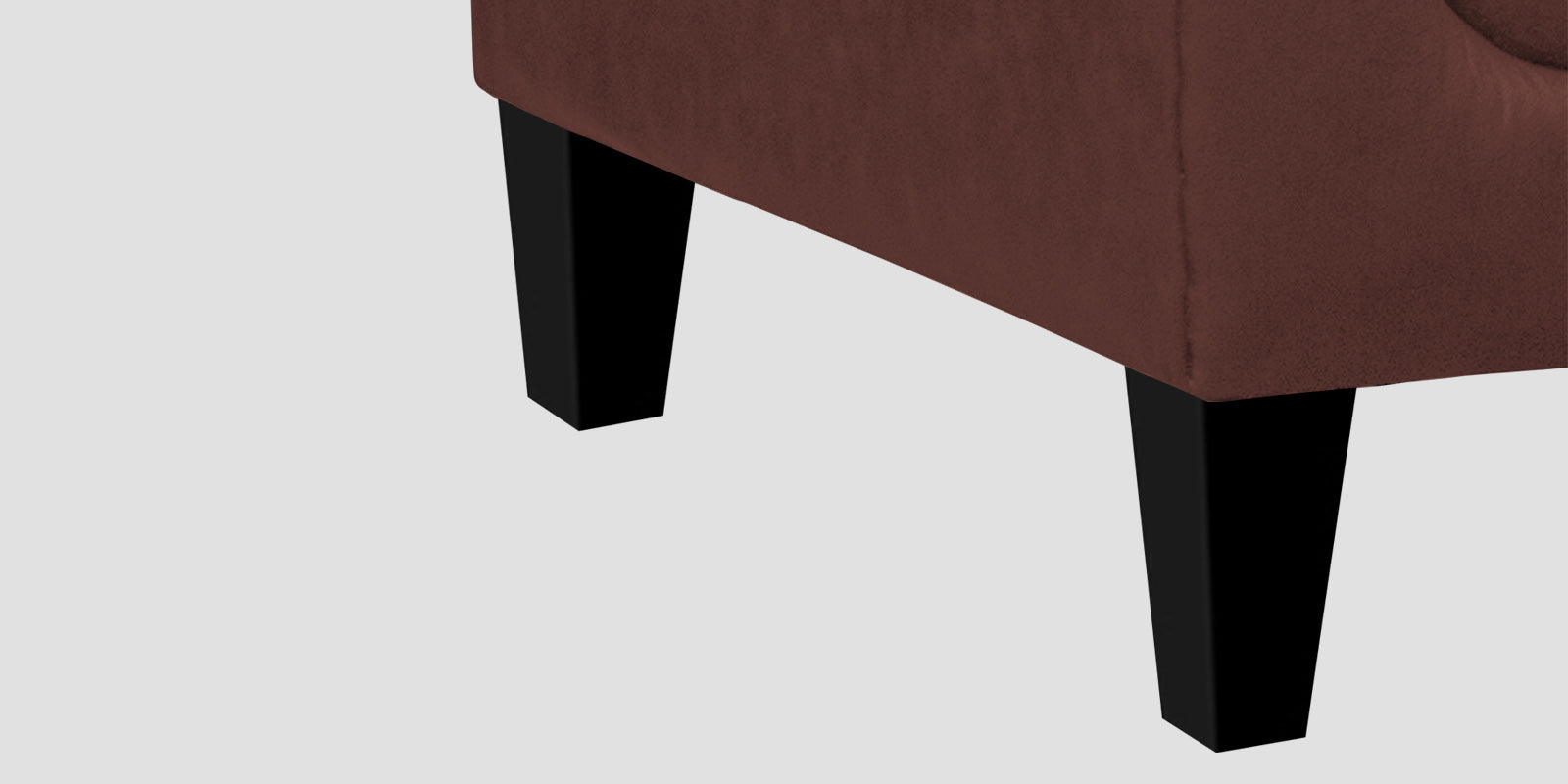 Convi Leatherette 3 Seater Sofa In Wine Brown Colour - Febonic Living